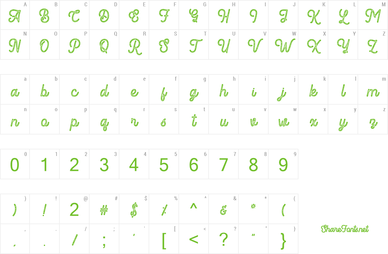 Font Romedhal Script preview
